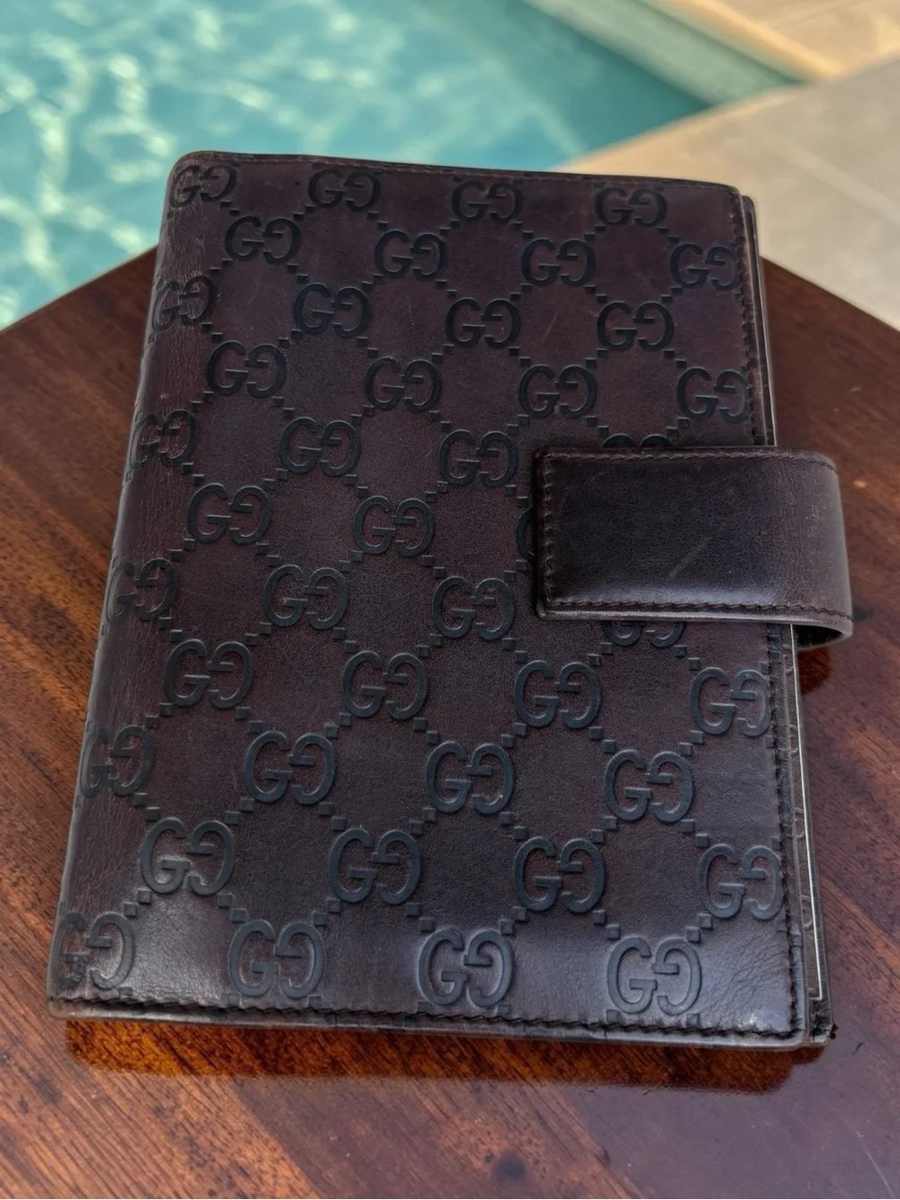 Gucci Embossed GG Leather Notebook Agenda Spring Summer 2015 Planner